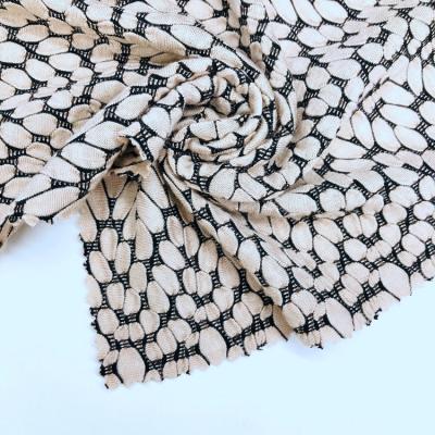 Fashion Quick-Dry Fabrics Textiles Jacquard Knitted Fabric 